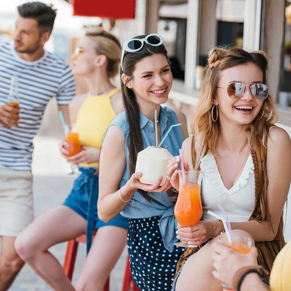 Sonnensegel für Beach Clubs